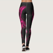 Funky Pink Lines Leggings (Achterkant)