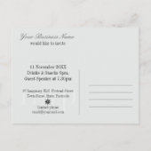 Funky Pink Motif Office Party Invitation Cartes (Dos)