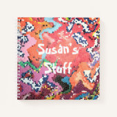 Funky Pink Pastels Journal Abstrait (Devant)