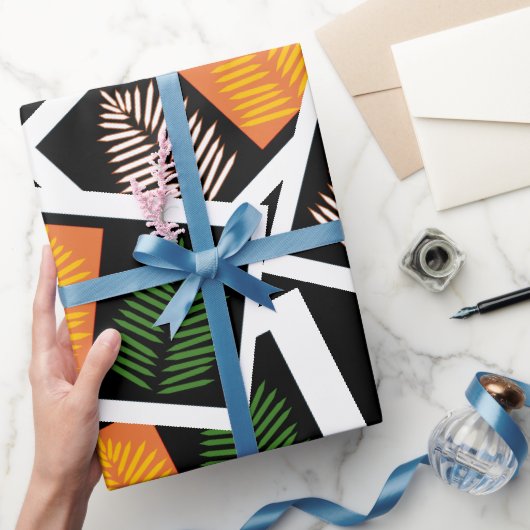 Funky Pinnate Cadeaupapier (Geschenken)