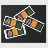 Funky Pinnate Cadeaupapier (Vlak)