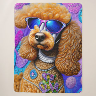 Funky Poodle Sherpa Deken