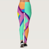 Funky Pop Art Leggings (Achterkant)