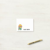Funky Pop-Art Mushroom Post-it® Notes (Op bureau)
