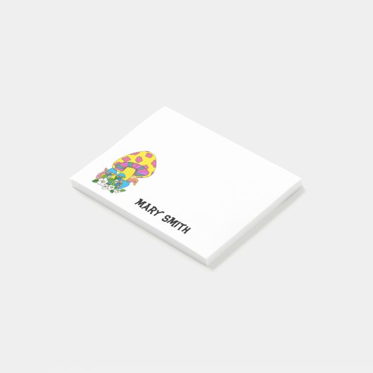 Funky Pop-Art Mushroom Post-it® Notes (Schuin)
