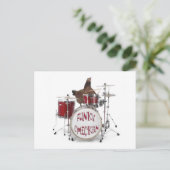 Funky poulet Carte postale (Debout devant)