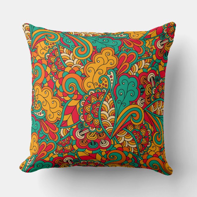 Funky Psychedelic 2_pillow Kussen (Voorkant)