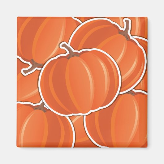 Funky pumpkin magneet (Voorkant)