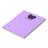 Funky Purple Ram Chinois Année Zodiac Bloc-notes (Tourné)