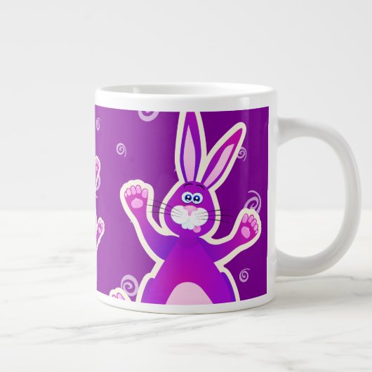 Funky rabbit, jumbo mok (Rechts)