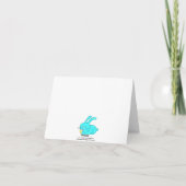 Funky Rabbit Manger Carte blanche 1 (Dos)