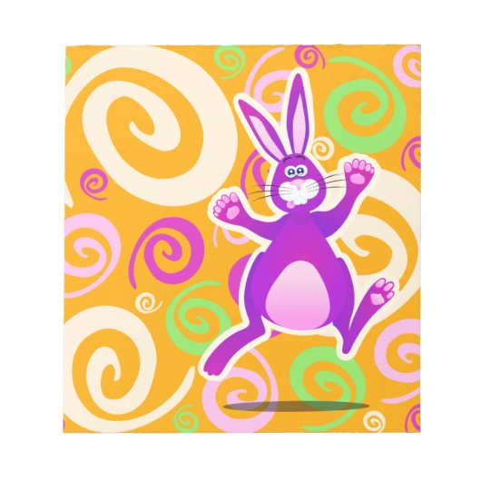 Funky rabbit, notitieblok (Voorkant)