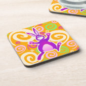 Funky rabbit, onderzetter (Linkerzijde)