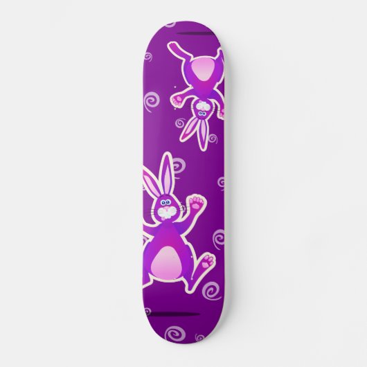 Funky rabbit, schaats skateboard (Voorkant)