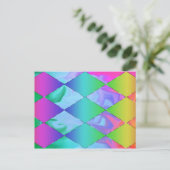 Funky Rainbow Briefkaart (Staand voorkant)