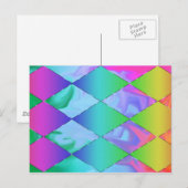 Funky Rainbow Briefkaart (Voorkant / Achterkant)
