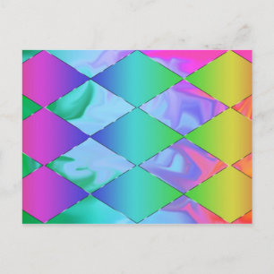 Funky Rainbow Briefkaart