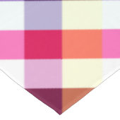 Funky Rainbow Plaid Patroon Medium Tafelkleed (Gekanteld)