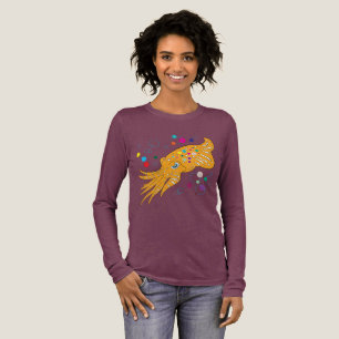Funky Rainbow Squid Tri-Blend Shirt