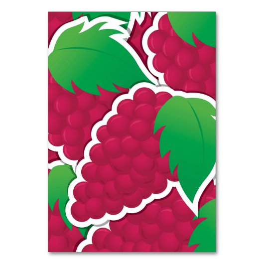 Funky red grappen kaart (Voorkant)