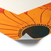 Funky Retro 50e Mariage Anniversaire Affiche de bi (Coin)