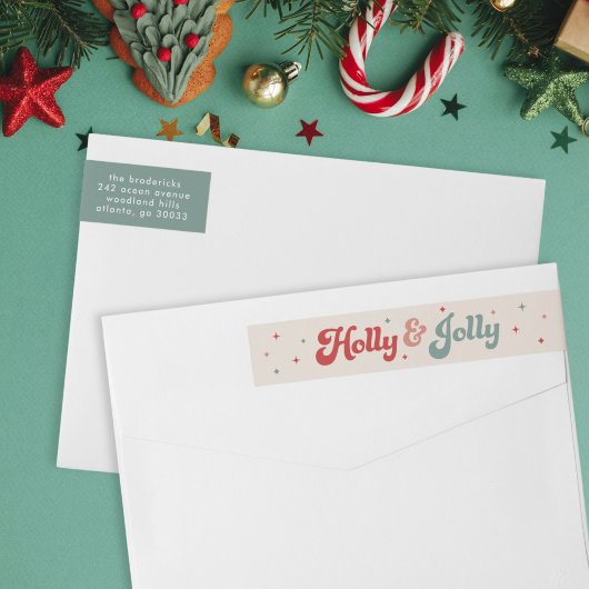 Funky Retro 70s Holly Jolly Christmas