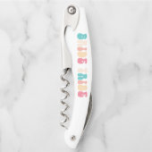 Funky Retro Bride Tribe Bridesmaid Kurkentrekker (Voorkant)