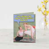 Funky Retro Carte Anniversaire - Faites confiance  (Fleur jaune)