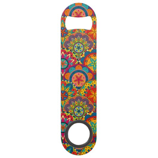 Funky Retro couleur Motif Mandala (Devant)
