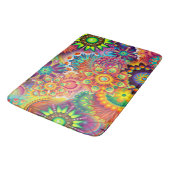Funky Retro Pattern Abstract Bohemian Badmat (Gekanteld)