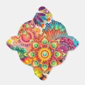 Funky Retro Pattern Abstract Bohemian Bedankdoosjes (Uitgevouwen)