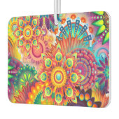 Funky Retro Pattern Abstract Bohemian Luchtverfrisser (Links)