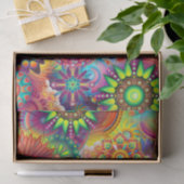Funky Retro Pattern Abstract Bohemian Tissuepapier (Geschenk)