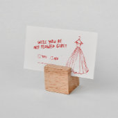 Funky Retro | Word jij mijn Bloemenmeisje? Informatiekaartje