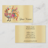 Funky Rooster Visitekaartje (Voorkant / Achterkant)