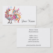 Funky Rooster Visitekaartje (Voorkant / Achterkant)