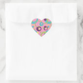 Funky Roze Circles Sticker (Tas)