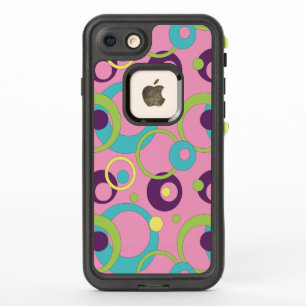 Funky Roze Cirkels Lifeproof Hoesje