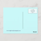 Funky roze Florida flamingo briefkaart (Achterkant)