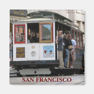 Funky San Francisco Magnet. Magneet