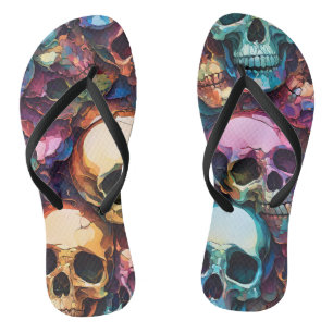 Funky Schedels Teenslippers