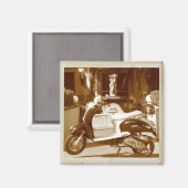 Funky Scooter Magnet! Magneet (Voorkant / Achterkant)