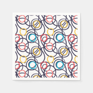 Funky Scribged Doodles Servet