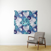 Funky Seashell Pattern Wandkleed (In situ)