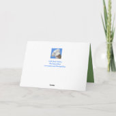 Funky Sheep Pun Christmas Carte de vacances (Dos)