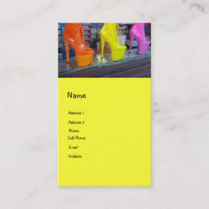 Funky Shoes Visitekaartje