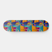Funky Skateboard pour Amoureux de les chiens (Horz)