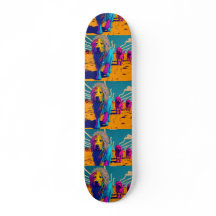 Funky Skateboard pour Amoureux de les chiens