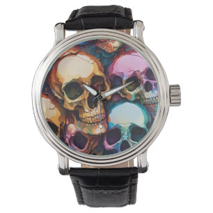 Funky Skulls Horloge