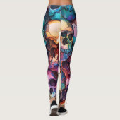 Funky Skulls Leggings (Achterkant)